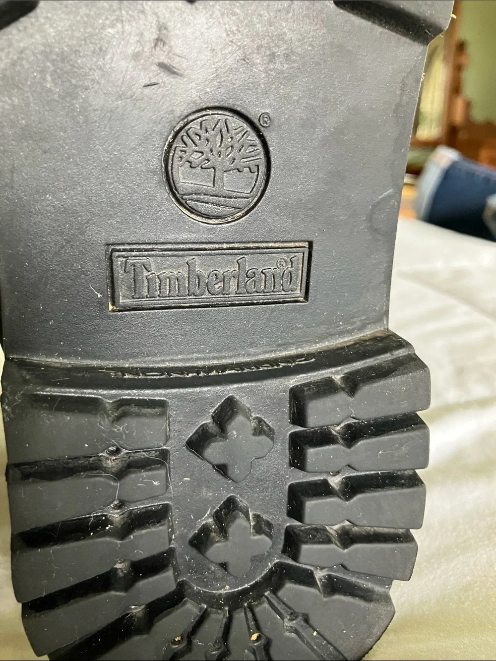 Timberland premium 6” waterproof boots in black nubuck junior size 5.5